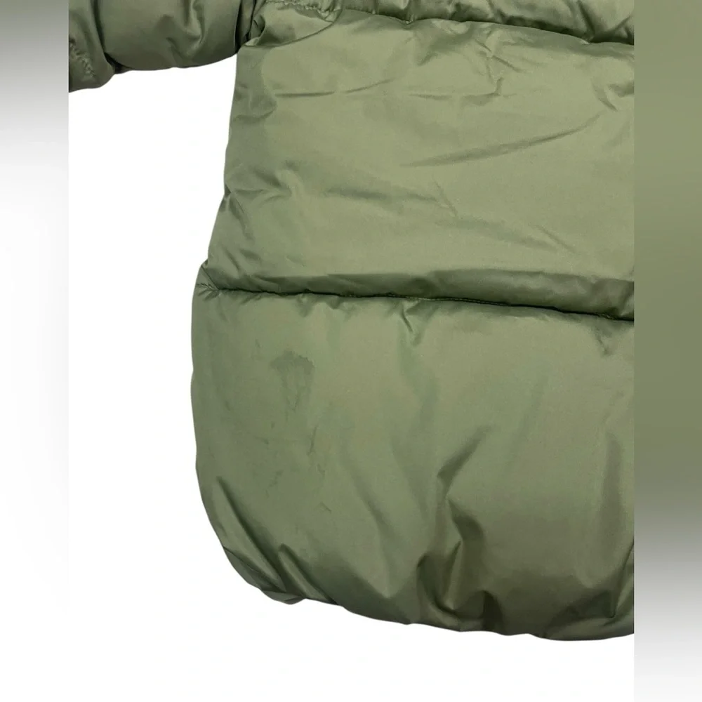 Baby Gap Boys Size 3T Long Sleeve Lined Winter Coat In Green Water Resistant